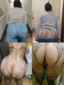 趁肥臀老公还没回家，去她家快速来一发，没忍住内射了，刺激！